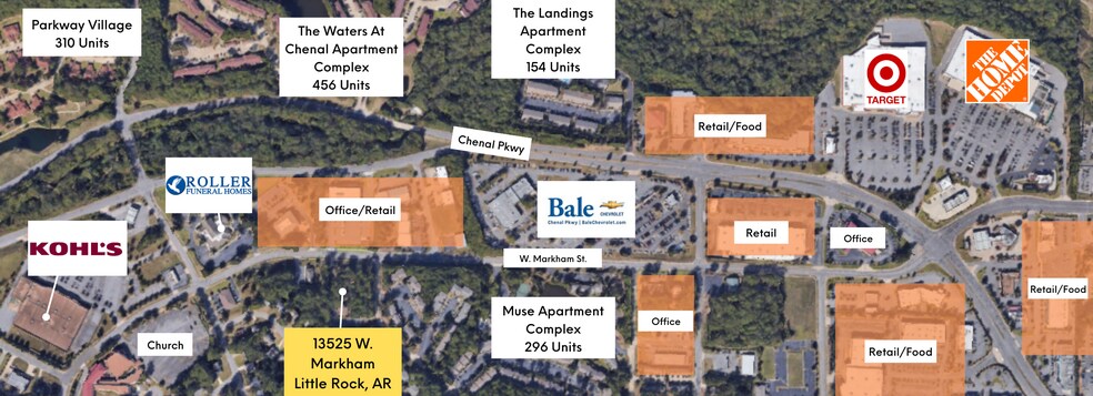 More Photos Of 13525 W Markham St, Little Rock Land For Sale