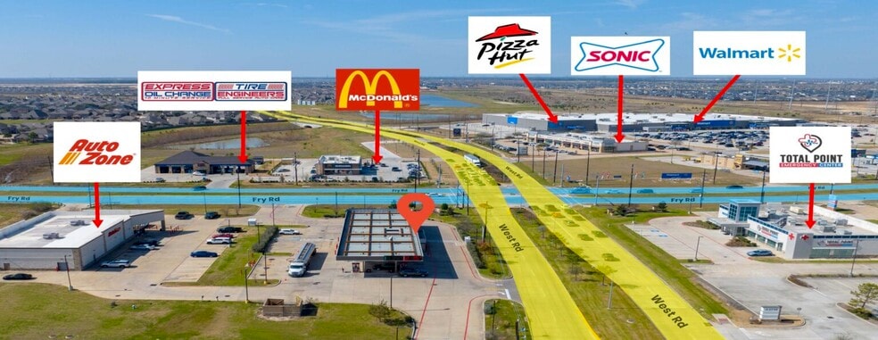 More Photos Of 8778 Fry Rd, Cypress Service Station For Sale