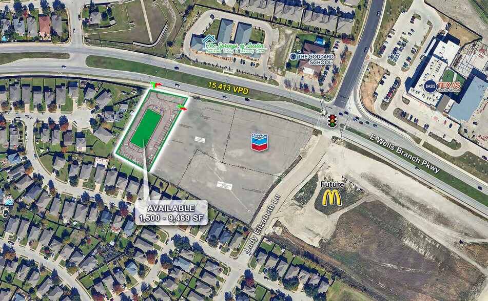 More Photos Of 1001 E Wells Branch Pky, Pflugerville General Retail For Lease