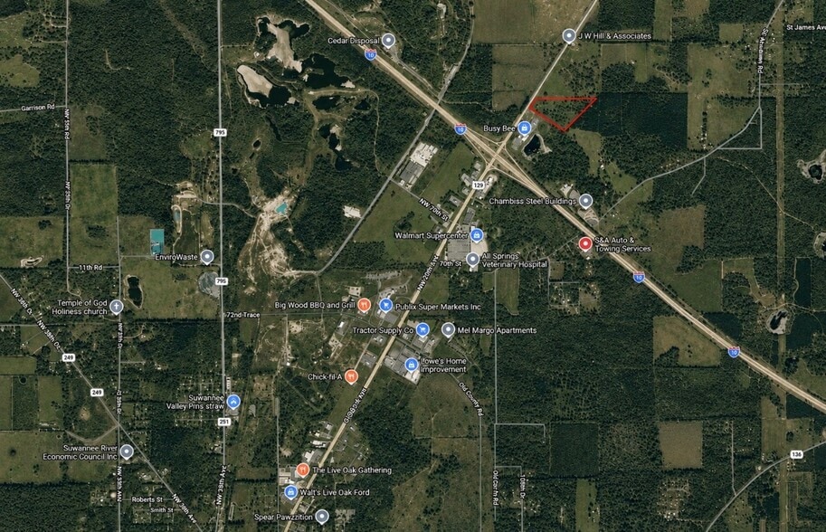 More Photos Of I-10 & US 129 Gateway Site, Live Oak Land For Lease