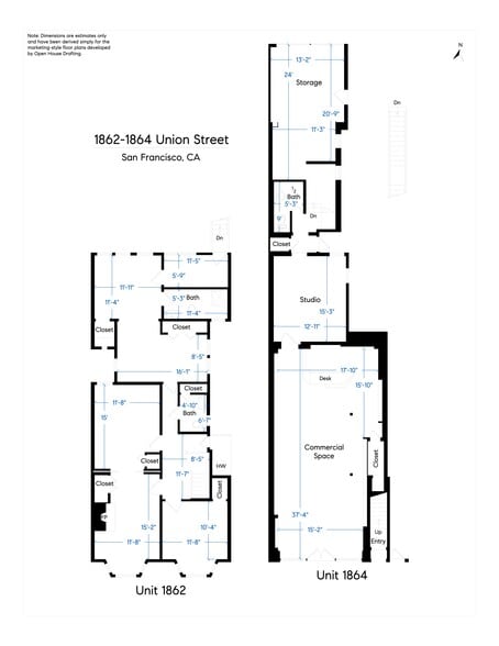More Photos Of 1864 Union St, San Francisco Storefront Retail Office For Sale