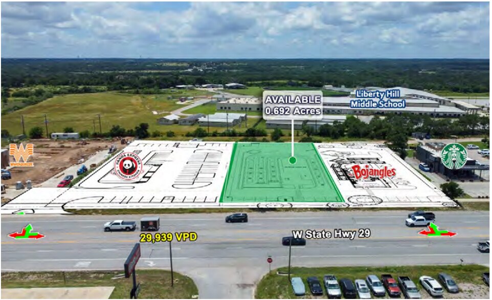 More Photos Of 13003 W State Highway 29, Liberty Hill Land For Lease
