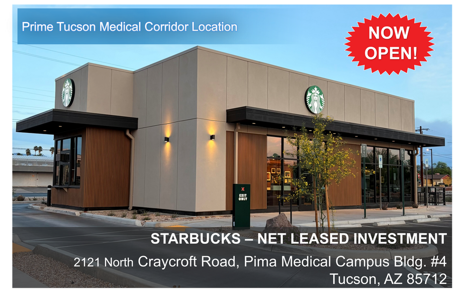 Primary Photo Of 2121 N Craycroft Rd, Tucson Fast Food For Sale