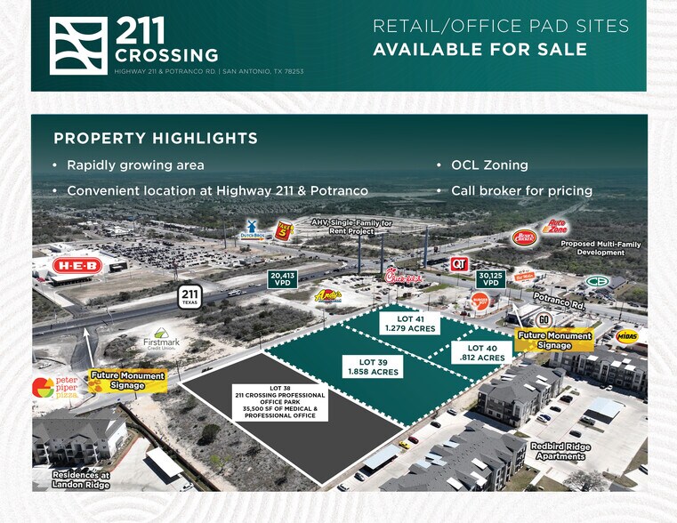 Primary Photo Of 211 Crossing, San Antonio Land For Sale