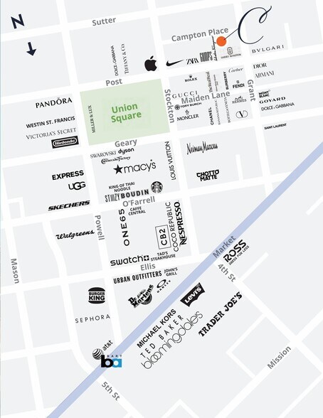 More Photos Of 220 Post St, San Francisco Storefront For Lease