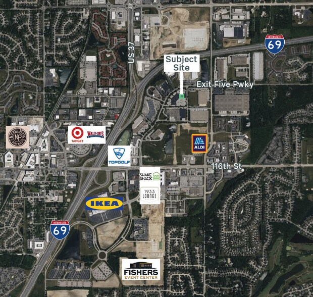 More Photos Of 11907-11985 Exit 5 Pky, Fishers Light Distribution For Lease