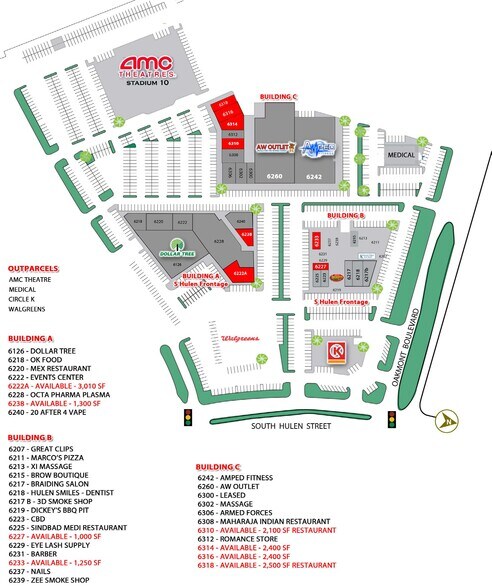 More Photos Of 6200-6207 S Hulen St, Fort Worth Unknown For Lease