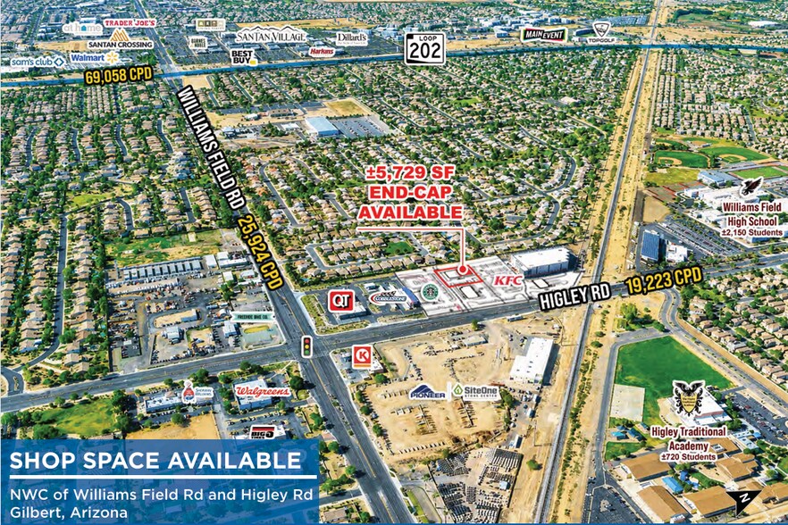 Primary Photo Of 2366 S Higley Rd, Gilbert Storefront For Lease