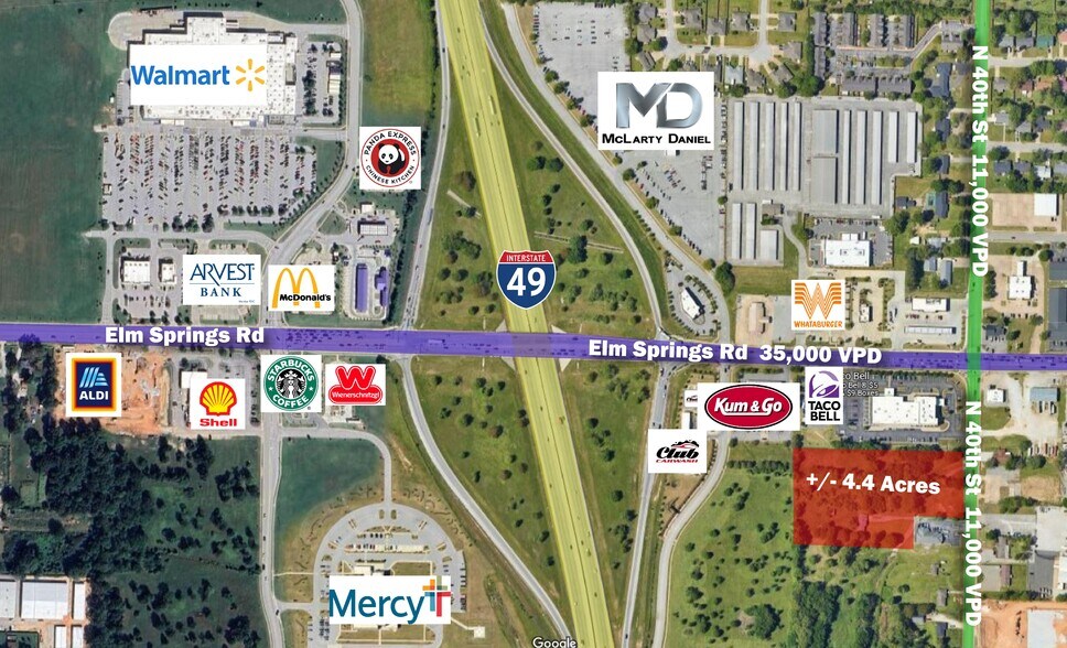 Primary Photo Of 738 N 40th St, Springdale Land For Sale