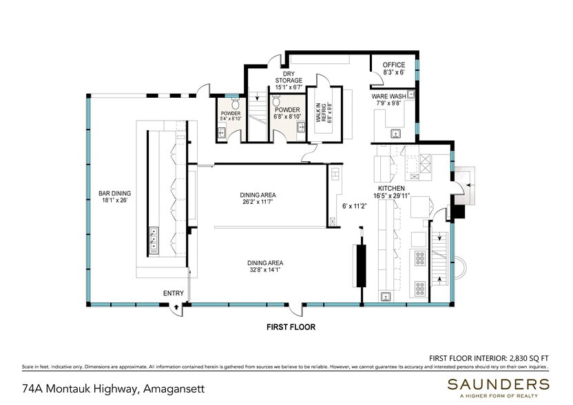 More Photos Of 74a Montauk Hwy, Amagansett Restaurant For Lease