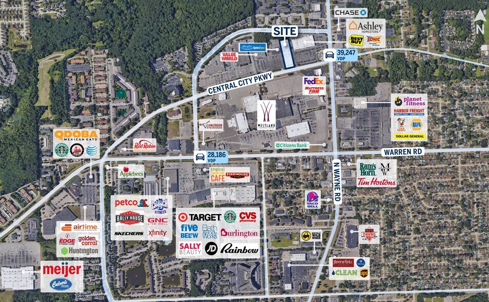 More Photos Of 35150 Central City Pky, Westland Freestanding For Lease