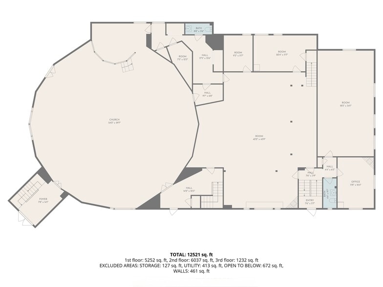 More Photos Of 355 Fairmount Ave, Jersey City Religious Facility For Sale