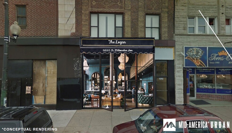 Primary Photo Of 2620 N Milwaukee Ave, Chicago Storefront Retail Residential For Lease