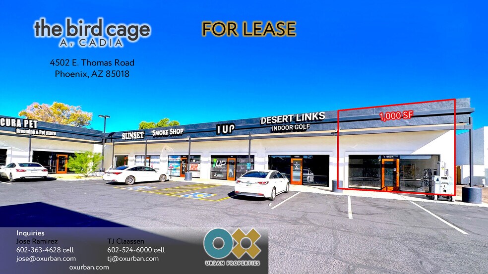 More Photos Of 4502-4528 E Thomas Rd, Phoenix Unknown For Lease
