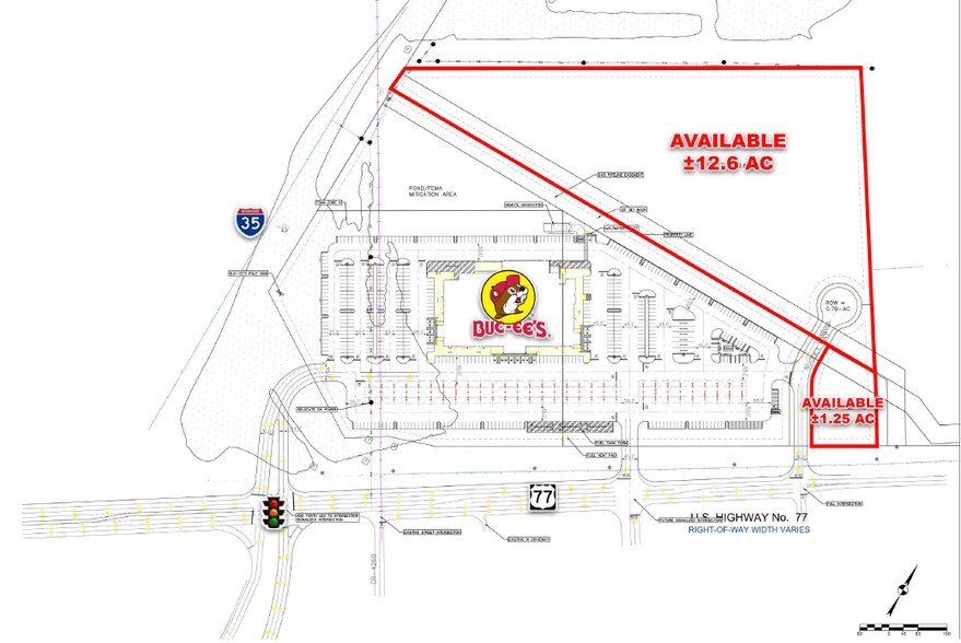 More Photos Of NEC of I-35E and US-77, Hillsboro Land For Sale
