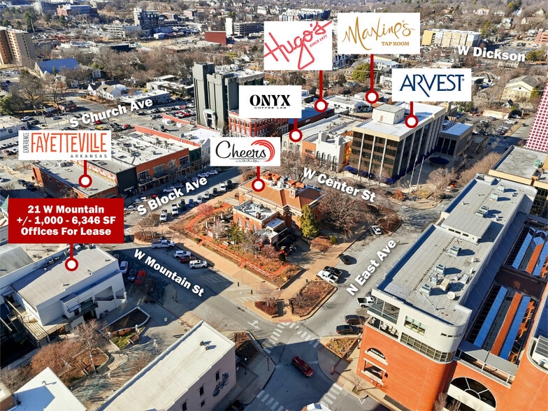 More Photos Of 21 W Mountain St, Fayetteville Storefront Retail Office For Lease