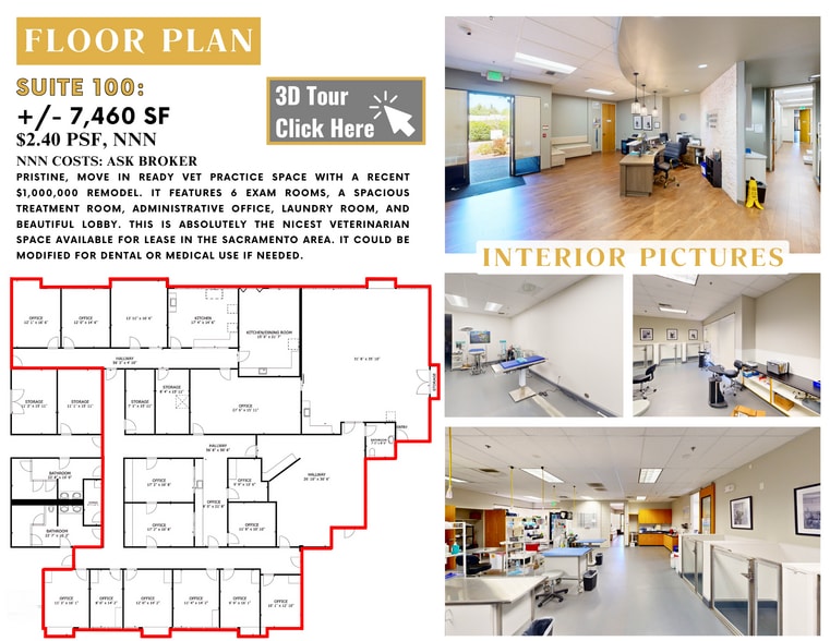 More Photos Of 3017 Gold Canal Dr, Rancho Cordova Medical For Lease