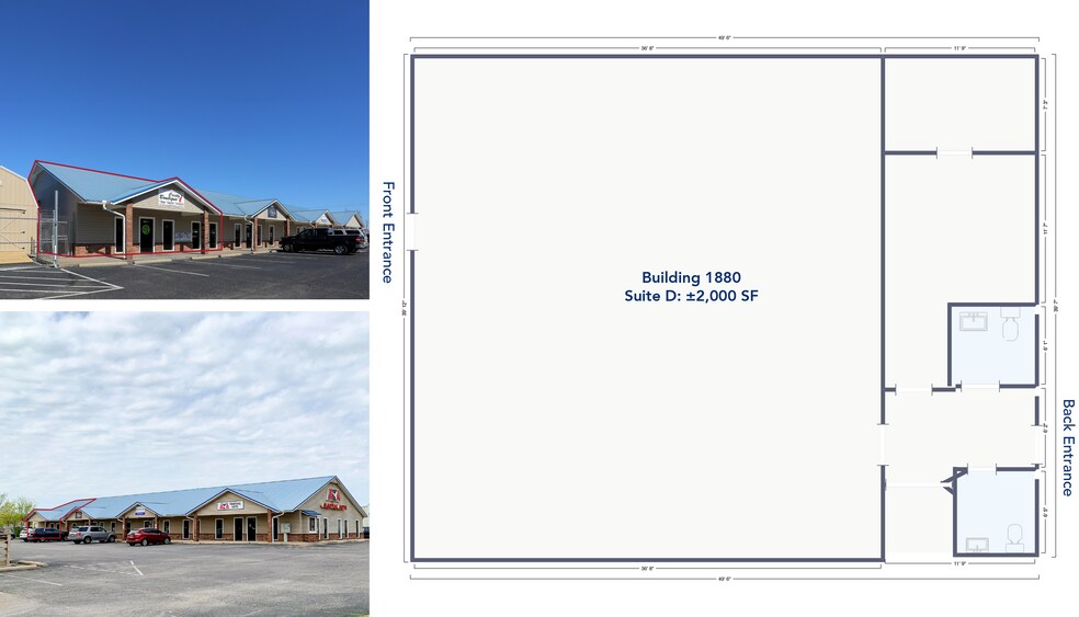 More Photos Of 1900 S Pleasant St, Springdale Unknown For Lease