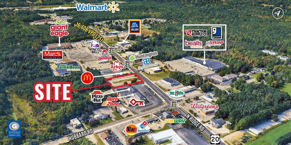 Primary Photo Of 6634 N Ridge Rd, Madison Land For Sale