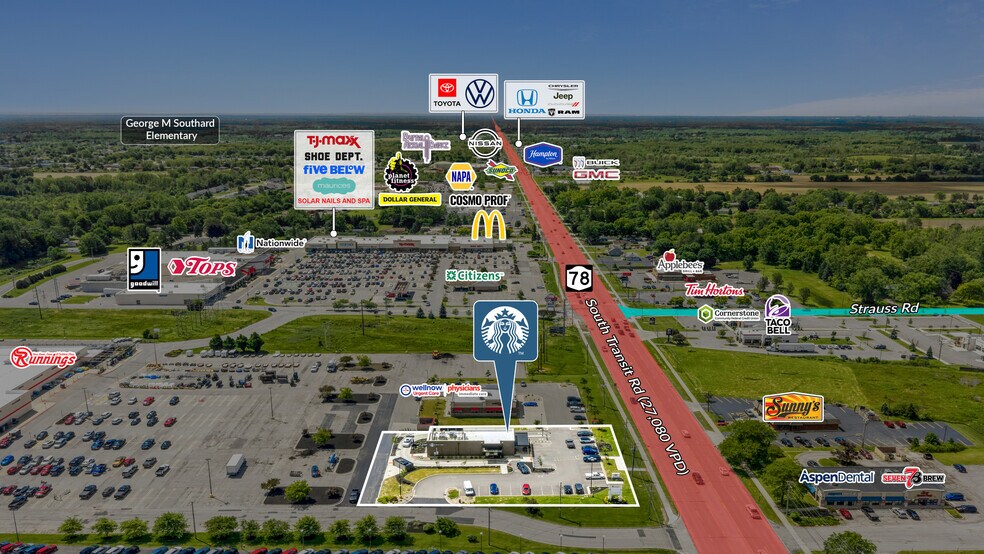More Photos Of 5795 S Transit Rd, Lockport Fast Food For Sale