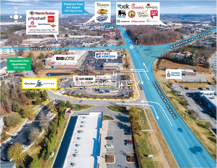 More Photos Of 2521 Eastchester Dr, High Point Fast Food For Sale