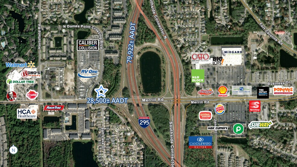Primary Photo Of NEC Merrill Rd & Dames Point Crossing Blvd, Jacksonville Land For Sale