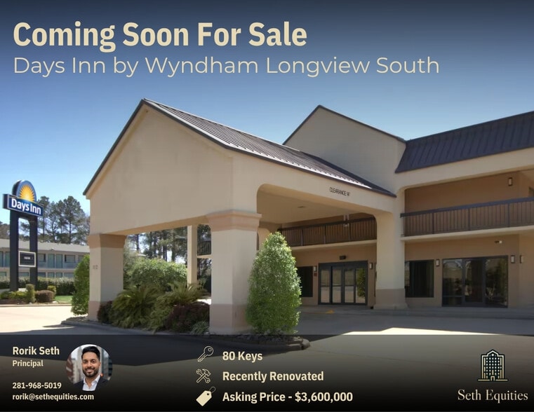 Primary Photo Of 112 S Access Rd, Longview Hotel For Sale