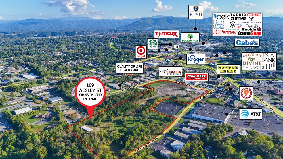 Primary Photo Of 109 Wesley St, Johnson City Land For Sale