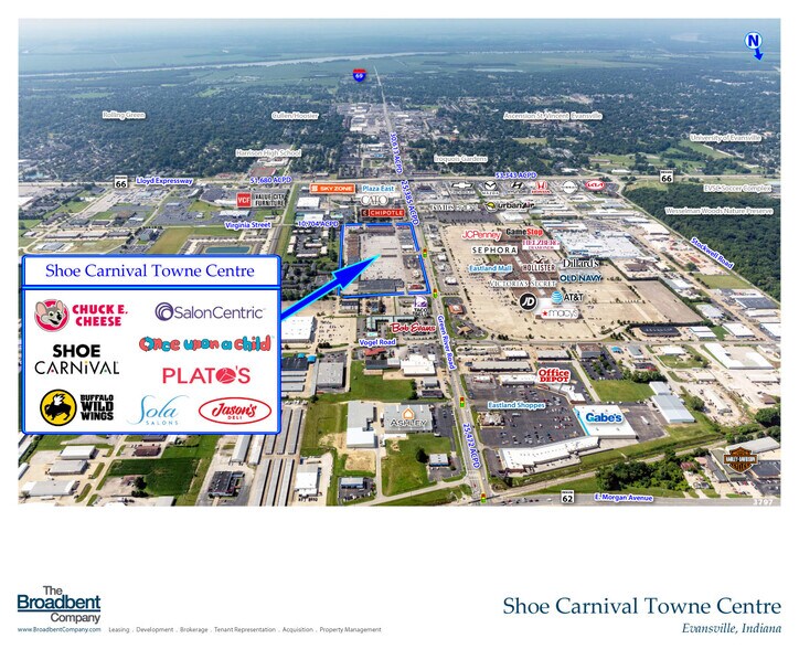 More Photos Of 503-943 N Green River Rd, Evansville General Retail For Lease