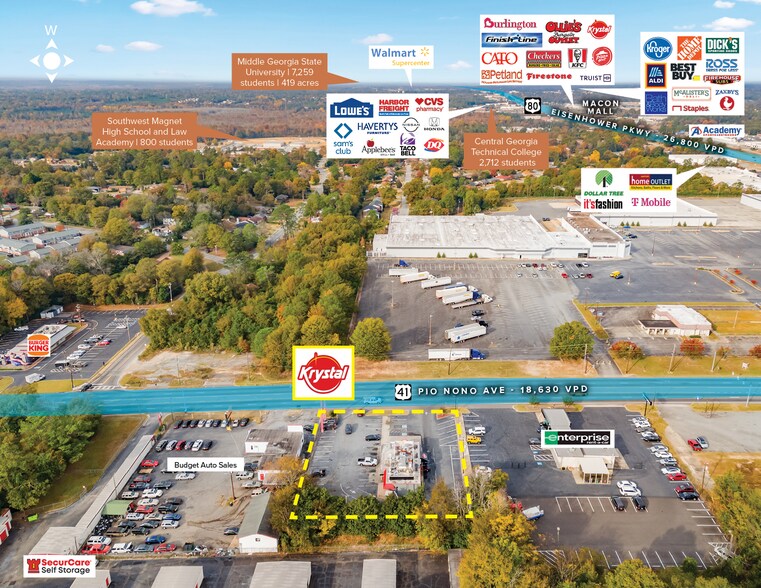 More Photos Of 2863 Pio Nono Ave, Macon-Bibb Fast Food For Sale