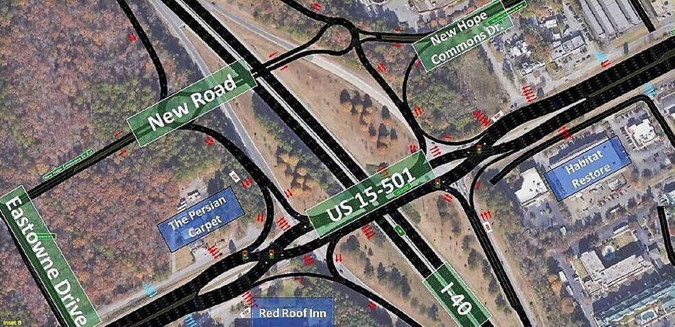 More Photos Of 5504 Durham-Chapel Hill Blvd, Durham Land For Sale