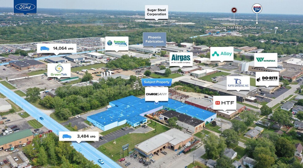 More Photos Of 3333 East End Ave, South Chicago Heights Industrial For Sale