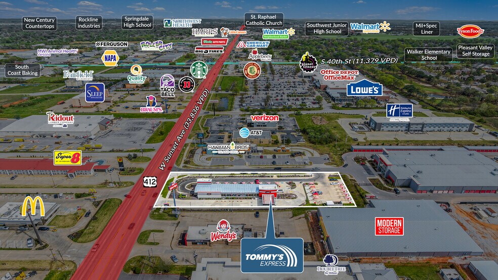 More Photos Of 4571 W Sunset Ave, Springdale Carwash For Sale