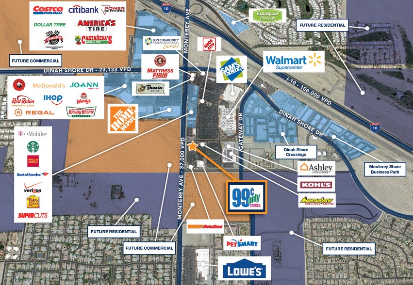 More Photos Of 34660 Monterey Ave, Palm Desert General Retail For Sale