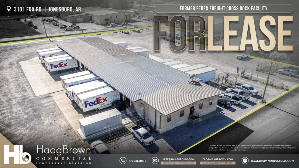 Primary Photo Of 3101 Fox Rd, Jonesboro Industrial For Lease