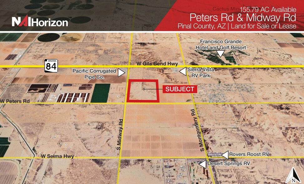 Primary Photo Of Peters Rd, Casa Grande Land For Lease