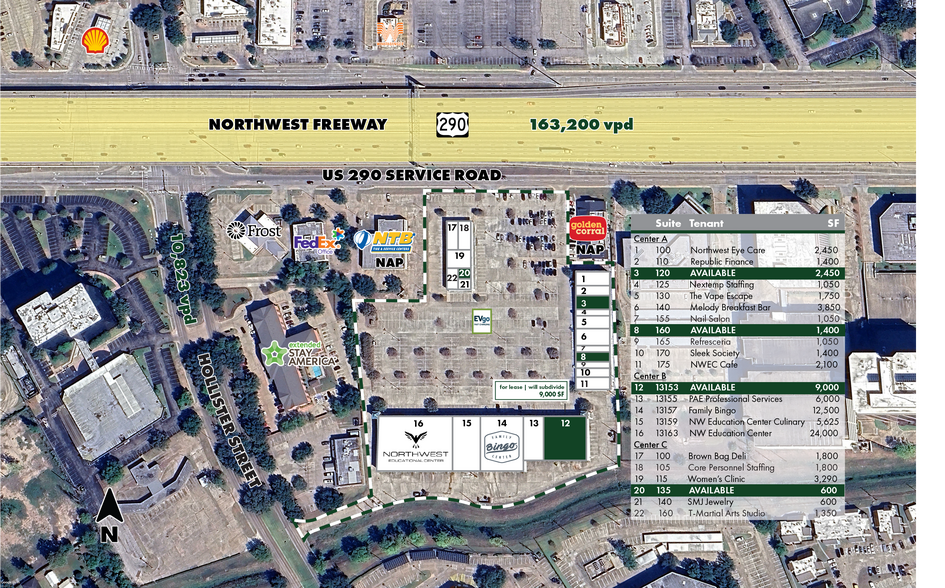 More Photos Of 13167 Northwest Fwy, Houston Unknown For Lease