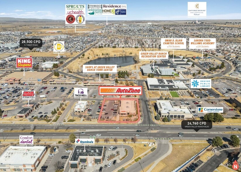 More Photos Of 18643 Green Valley Ranch Blvd, Denver Freestanding For Sale