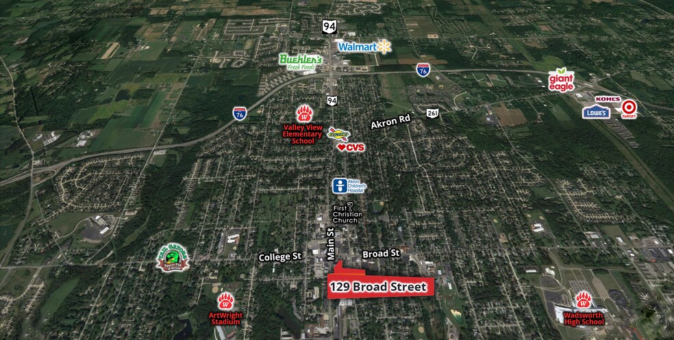 More Photos Of 129 Broad St, Wadsworth General Retail For Sale