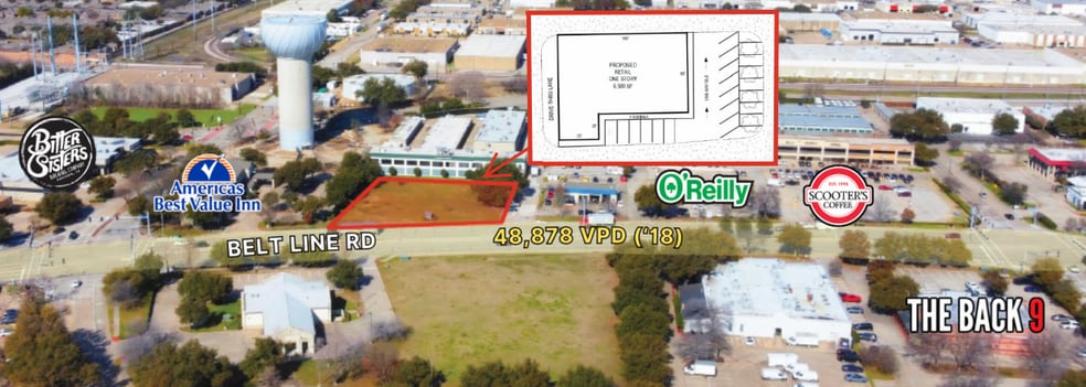 Primary Photo Of 4007 Belt Line Rd, Addison Freestanding For Lease