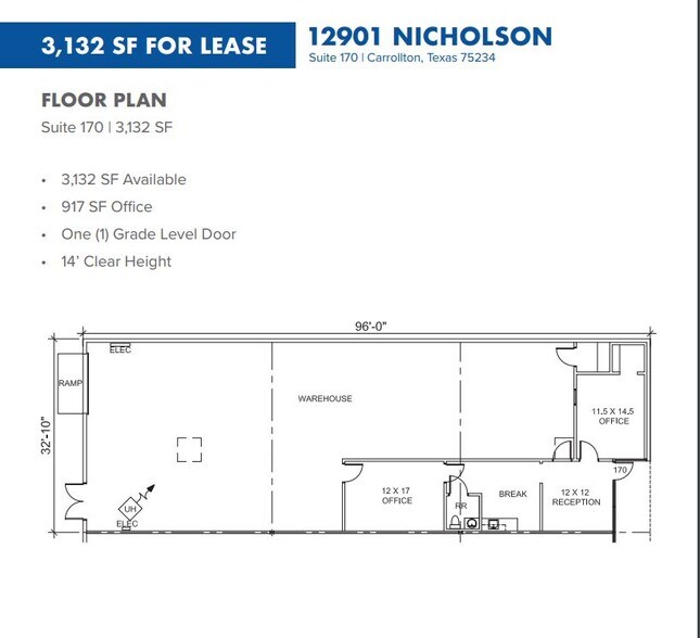 More Photos Of 12901 Nicholson Rd, Dallas Light Manufacturing For Lease