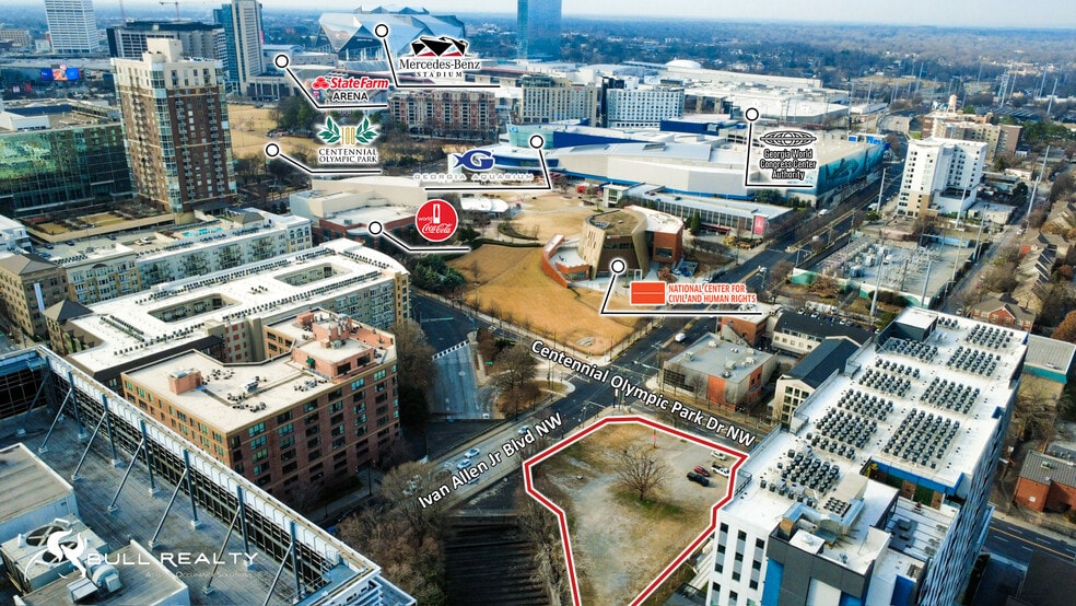 More Photos Of 377 Centennial Olympic Park NW dr, Atlanta Land For Sale