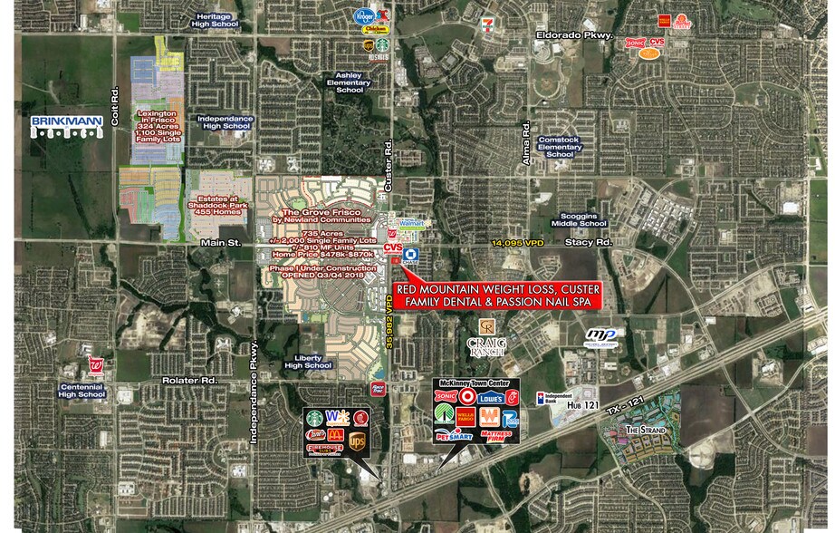 More Photos Of 5131 S Custer Rd, McKinney General Retail For Lease