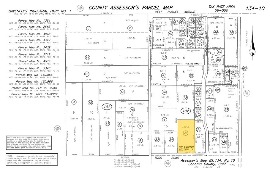 More Photos Of 311 Todd Rd, Santa Rosa Land For Sale