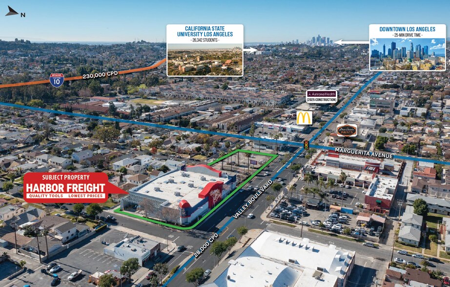 More Photos Of 1200 W Valley Blvd, Alhambra Freestanding For Sale