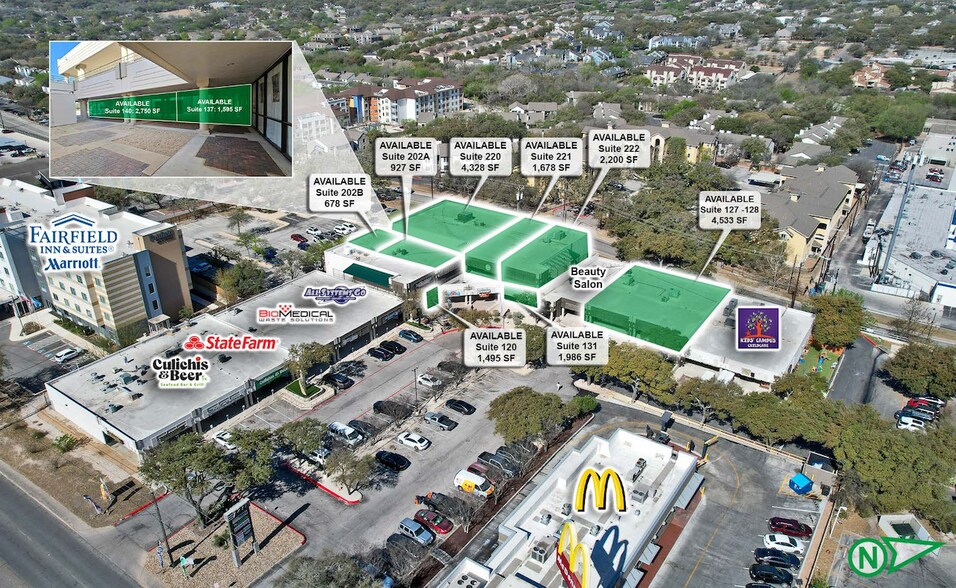 More Photos Of 7271 Wurzbach Rd, San Antonio General Retail For Lease