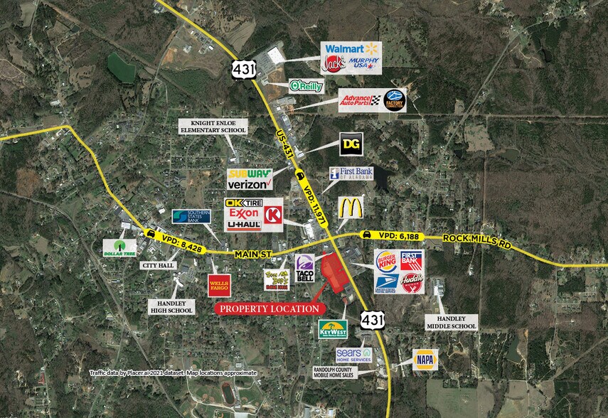 More Photos Of 3073-3187 Highway 431, Roanoke Unknown For Lease