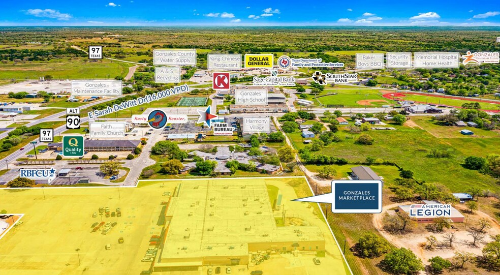 More Photos Of 1620 E Sarah Dewitt Dr, Gonzales General Retail For Lease