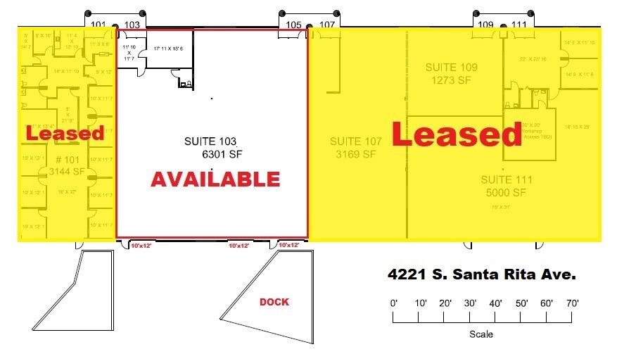 More Photos Of 4221 S Santa Rita Ave, Tucson Warehouse For Lease