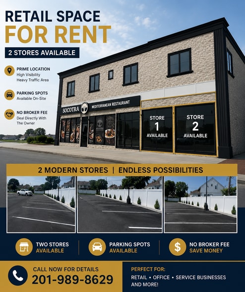 More Photos Of 429-433 Piaget Ave, Clifton Storefront Retail Office For Lease